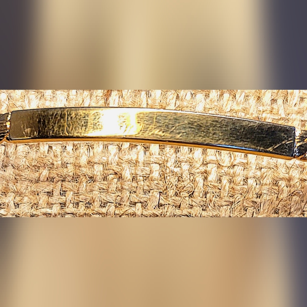 Vintage name plate bracelet.